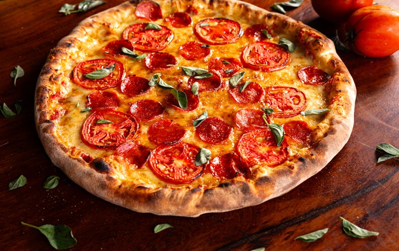 Pepperoni Overload mod pizza with crispy pepperoni